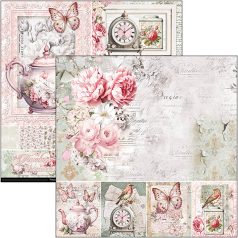   Ciao Bella Timeless Moments Scrapbook papírkészlet 8" (20 cm) Paper Pad (12 ív)