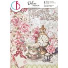 Ciao Bella Timeless Moments Papírkészlet A4 Deluxe Paper Pearl (5 ív)