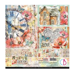   Ciao Bella Majestic Dream Scrapbook papírkészlet 8" (20 cm) Paper Pad (12 ív)