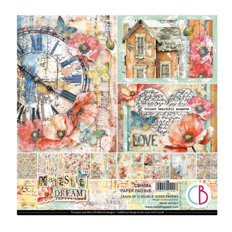 Ciao Bella Majestic Dream Scrapbook papírkészlet 8" (20 cm) Paper Pad (12 ív)