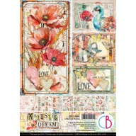  Ciao Bella Majestic Dream Papírkészlet A4 Creative Pad (9 ív)