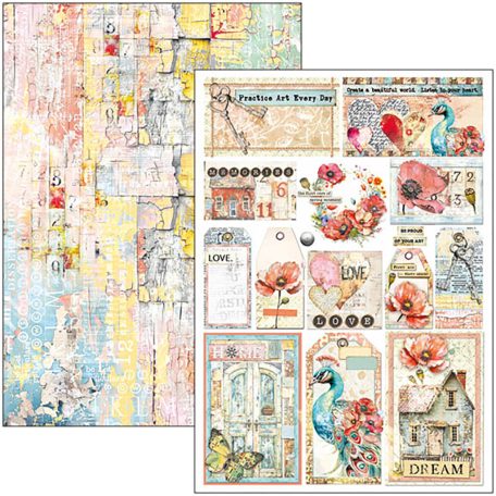 Ciao Bella Majestic Dream Papírkészlet A4 Creative Pad (9 ív)