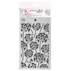   Ciao Bella Majestic Dream Stencil 5"x8" (13x20cm) Dancing Dandelions Texture Stencil (1 db)