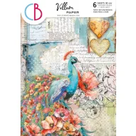   Ciao Bella Majestic Dream Vellum papírkészlet A4 Vellum Paper Patterns (6 ív)