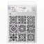 Ciao Bella Tiles Palette Stencil 8"x8" (20x20cm) Stencil Home Deco (1 db)