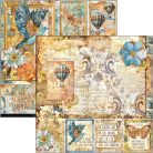 Ciao Bella Esprit de Voyage Scrapbook papírkészlet 12" (30 cm) Paper Pad (12 ív)