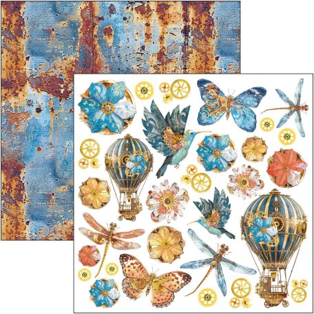 Ciao Bella Esprit de Voyage Scrapbook papírkészlet 12" (30 cm) Paper Pad (12 ív)