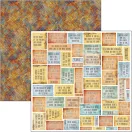 Ciao Bella Esprit de Voyage Scrapbook papírkészlet 12" (30 cm) Paper Pad (12 ív)
