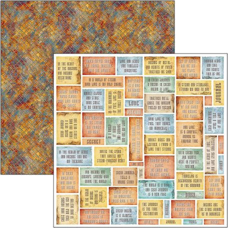 Ciao Bella Esprit de Voyage Scrapbook papírkészlet 12" (30 cm) Paper Pad (12 ív)