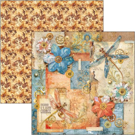 Ciao Bella Esprit de Voyage Scrapbook papírkészlet 8" (20 cm) Paper Pad (12 ív)