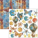 Ciao Bella Esprit de Voyage Scrapbook papírkészlet 8" (20 cm) Paper Pad (12 ív)