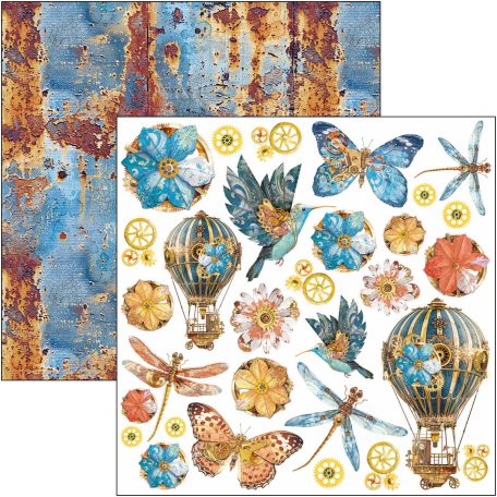 Ciao Bella Esprit de Voyage Scrapbook papírkészlet 8" (20 cm) Paper Pad (12 ív)