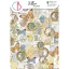 Ciao Bella Esprit de Voyage Vellum papírkészlet A4 Vellum Paper Patterns (6 ív)