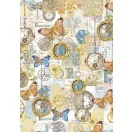 Ciao Bella Esprit de Voyage Vellum papírkészlet A4 Vellum Paper Patterns (6 ív)