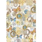 Ciao Bella Esprit de Voyage Vellum papírkészlet A4 Vellum Paper Patterns (6 ív)