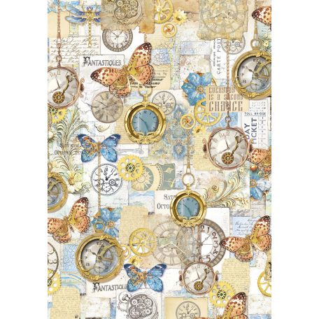 Ciao Bella Esprit de Voyage Vellum papírkészlet A4 Vellum Paper Patterns (6 ív)