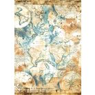 Ciao Bella Esprit de Voyage Vellum papírkészlet A4 Vellum Paper Patterns (6 ív)