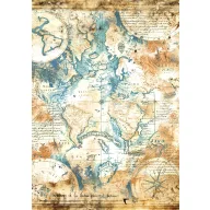   Ciao Bella Esprit de Voyage Vellum papírkészlet A4 Vellum Paper Patterns (6 ív)