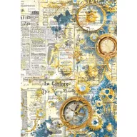   Ciao Bella Esprit de Voyage Vellum papírkészlet A4 Vellum Paper Patterns (6 ív)