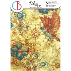   Ciao Bella Esprit de Voyage Papírkészlet A4 Deluxe Paper Pearl (5 ív)