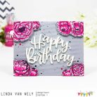 Jane's Doodles Peony Szilikonbélyegző Clear Stamp Set (1 csomag)