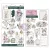 Prima Marketing Serene Petals Chipboard matrica Blooming Beauty Chipboard Stickers  (1 db)