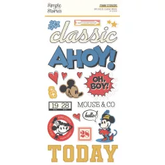   Simple Stories Say Cheese Classic Mouse Matrica Foam Stickers 2 ív