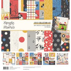   Simple Stories Say Cheese Classic Mouse Scrapbook papírkészlet Collection Kit 12" (30 cm) 1 csomag