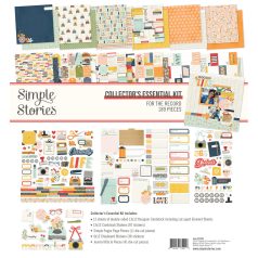   Simple Stories For The Record Scrapbook papírkészlet Collector's Essential Kit 12" (30 cm) 1 csomag