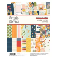   Simple Stories For The Record Papírkészlet Paper Pad 6"x8" 24 lap