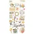 Simple Stories Front Porch Chipboard matrica Chipboard Stickers  1 ív