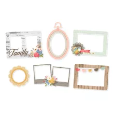   Simple Stories Front Porch Chipboard Chipboard Frames 1 csomag