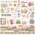 Simple Stories Front Porch Matrica Cardstock Stickers 12" (30 cm) 1 ív