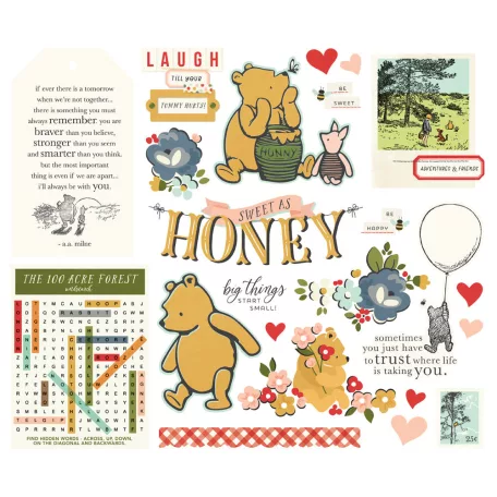 Simple Stories Say Cheese Classic Pooh Kivágatok Big Bits & Pieces 1 csomag