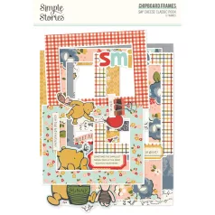   Simple Stories Say Cheese Classic Pooh Chipboard Chipboard Frames 1 csomag