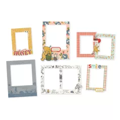   Simple Stories Say Cheese Classic Pooh Chipboard Chipboard Frames 1 csomag