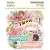 Simple Stories Simple Vintage Flower Shoppe Chipboard matrica Chipboard Clusters  1 ív