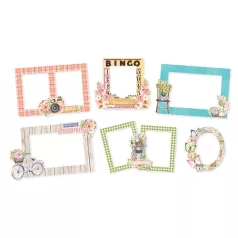   Simple Stories Simple Vintage Flower Shoppe Chipboard Chipboard Frames 1 csomag