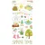 Simple Stories Tea Garden Chipboard matrica Chipboard Stickers  1 ív