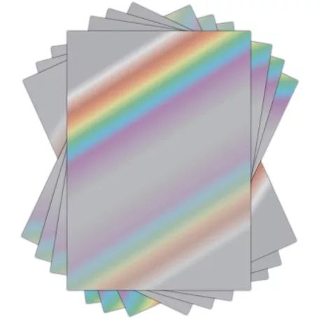 Craft Consortium Tükörkarton - Holografikus A4 - Holographic - The Essential Mirror Card (10 ív)