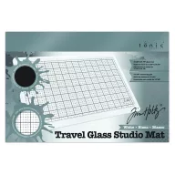   Tonic Studios  Üveg vágóalátét Tim Holtz Travel Glass Studio Mat White (1 db)