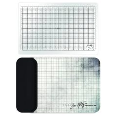   Tonic Studios  Üveg vágóalátét Tim Holtz Travel Glass Studio Mat White (1 db)
