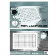   Tonic Studios  Üveg vágóalátét Tim Holtz Travel Glass Studio Mat White (1 db)