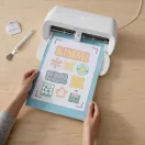 Cricut Nyomtatható öntapadós papír fehér / Printable Sticker Paper A4 White (8 ív)