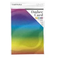   Tonic Studios Csillámos karton A4 - Kaleidoscope of Colour - Glitter Card (5 ív)