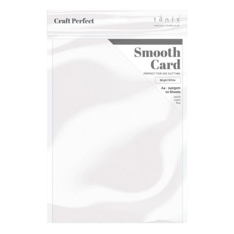 Tonic Studios Karton A4 - White - Smooth Card (10 ív)