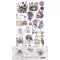 Alchemy of Art Kivágóív 6"x12" (15cm x 30 cm) Purple Colors Extras to Cut Set (1 csomag)