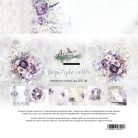 Alchemy of Art Papírkészlet 8" (20 cm) Purple Colors Paper Collection Set (12 lap)