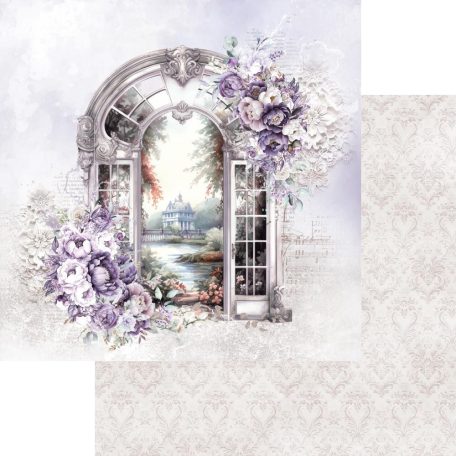 Alchemy of Art Papírkészlet 8" (20 cm) Purple Colors Paper Collection Set (12 lap)