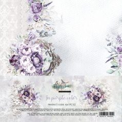   Alchemy of Art Scrapbook papírkészlet 6" (15 cm) Purple Colors Paper Pad (24 lap)